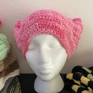 Crochet cat hat